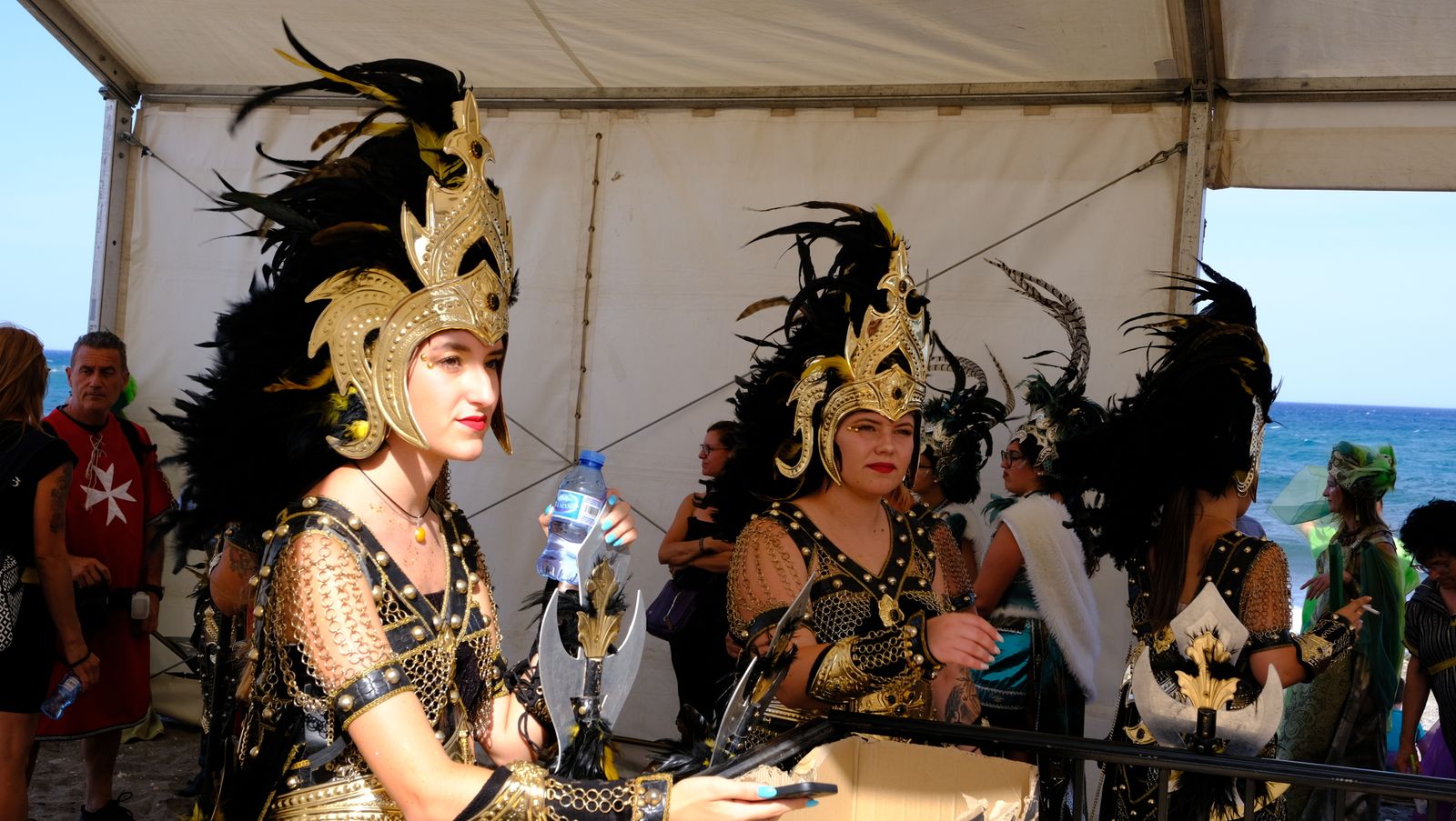Moros y Cristianos de Mojácar en la Playa del Lance, en imágenes