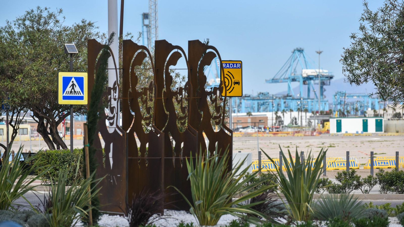 El nuevo monumento a Blas Infante, obra de Juan Sierra.