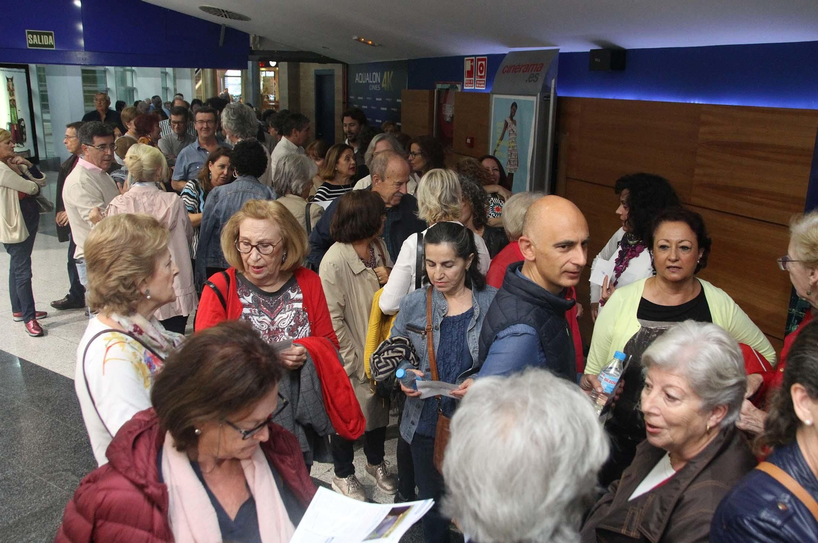 Imágenes de la proyección de la película Bernarda en CineBox Aqualon