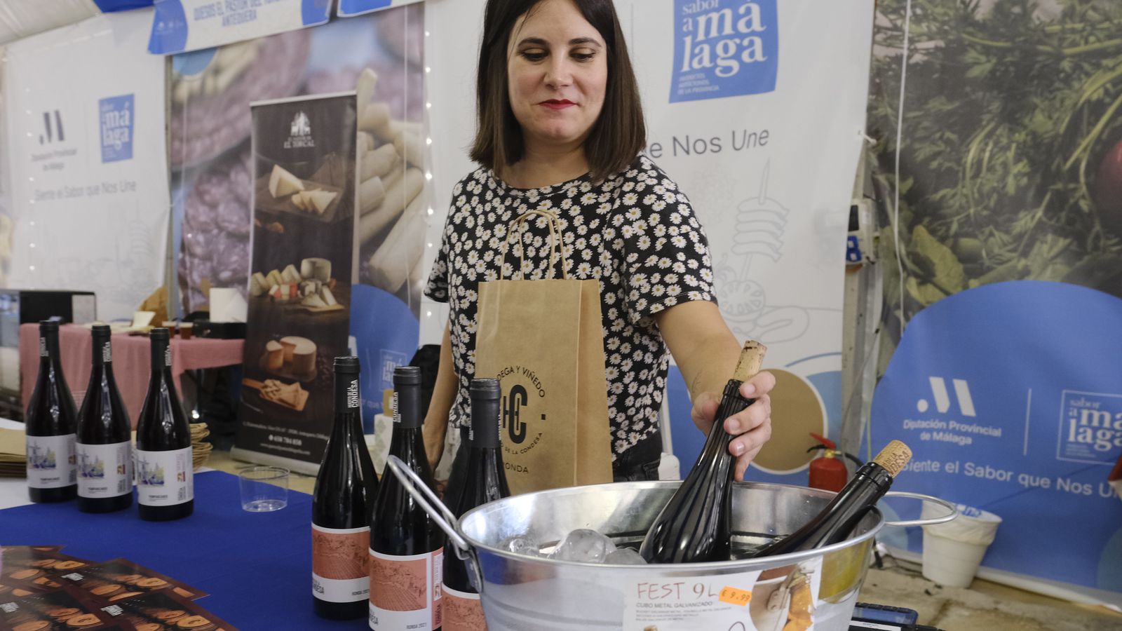 Stand de la bodega rondeña Huerto de la Condesa