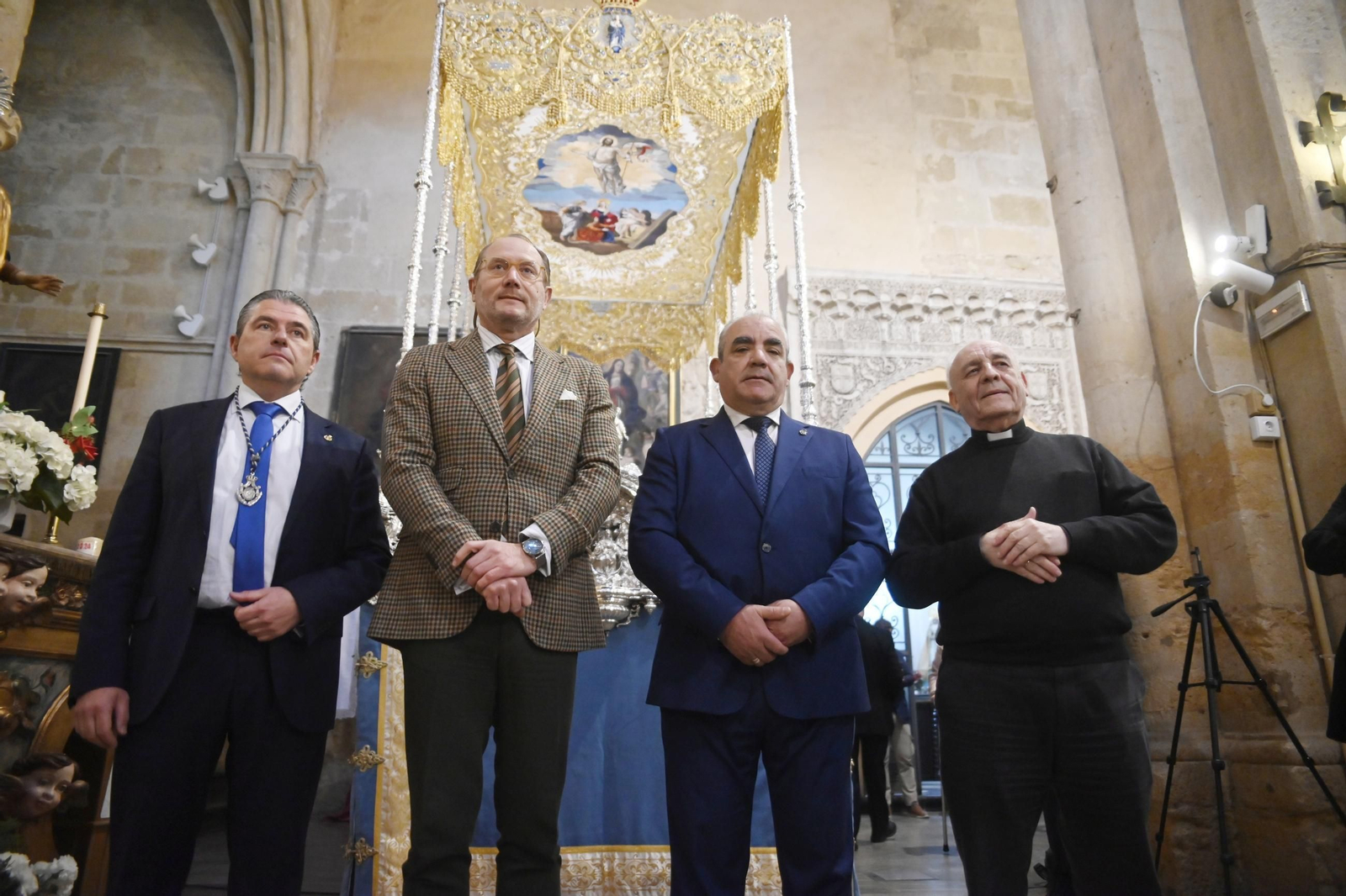 Un momento de la presentación del nuevo palio. Un momento de la presentación del nuevo palio.