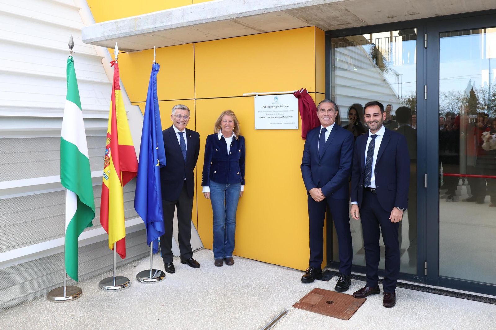 La inauguración del equipamiento deportivo.