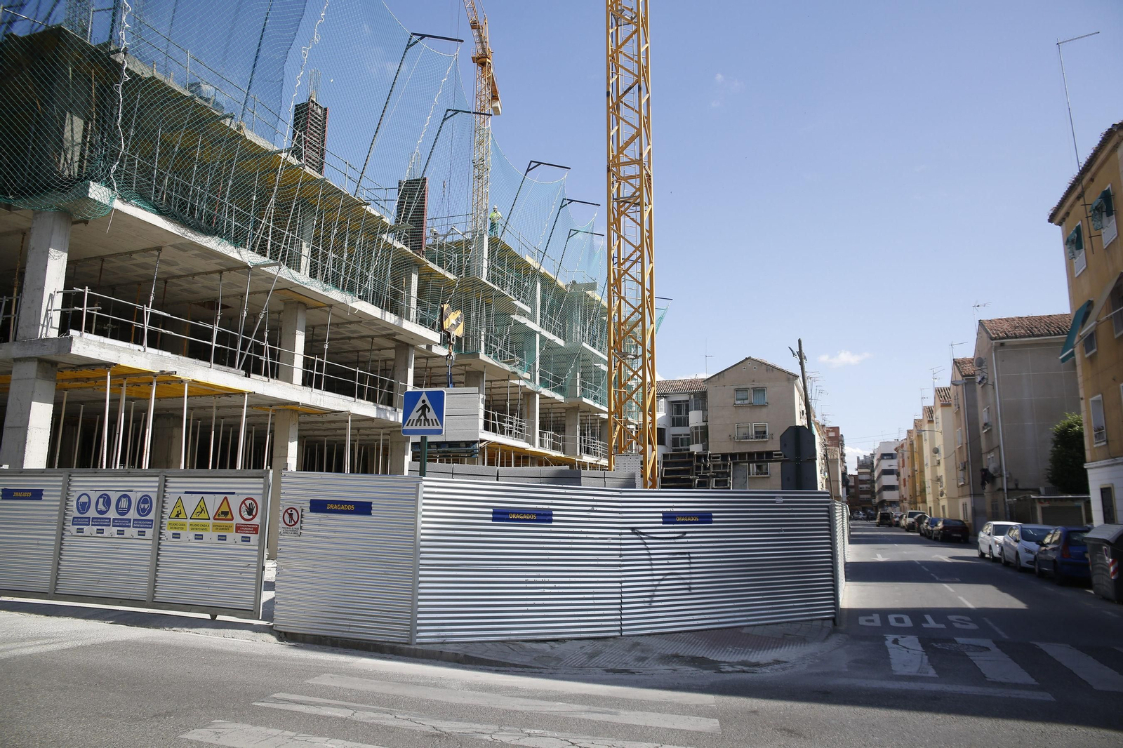 El edificio que actualmente se construye en Santa Adela