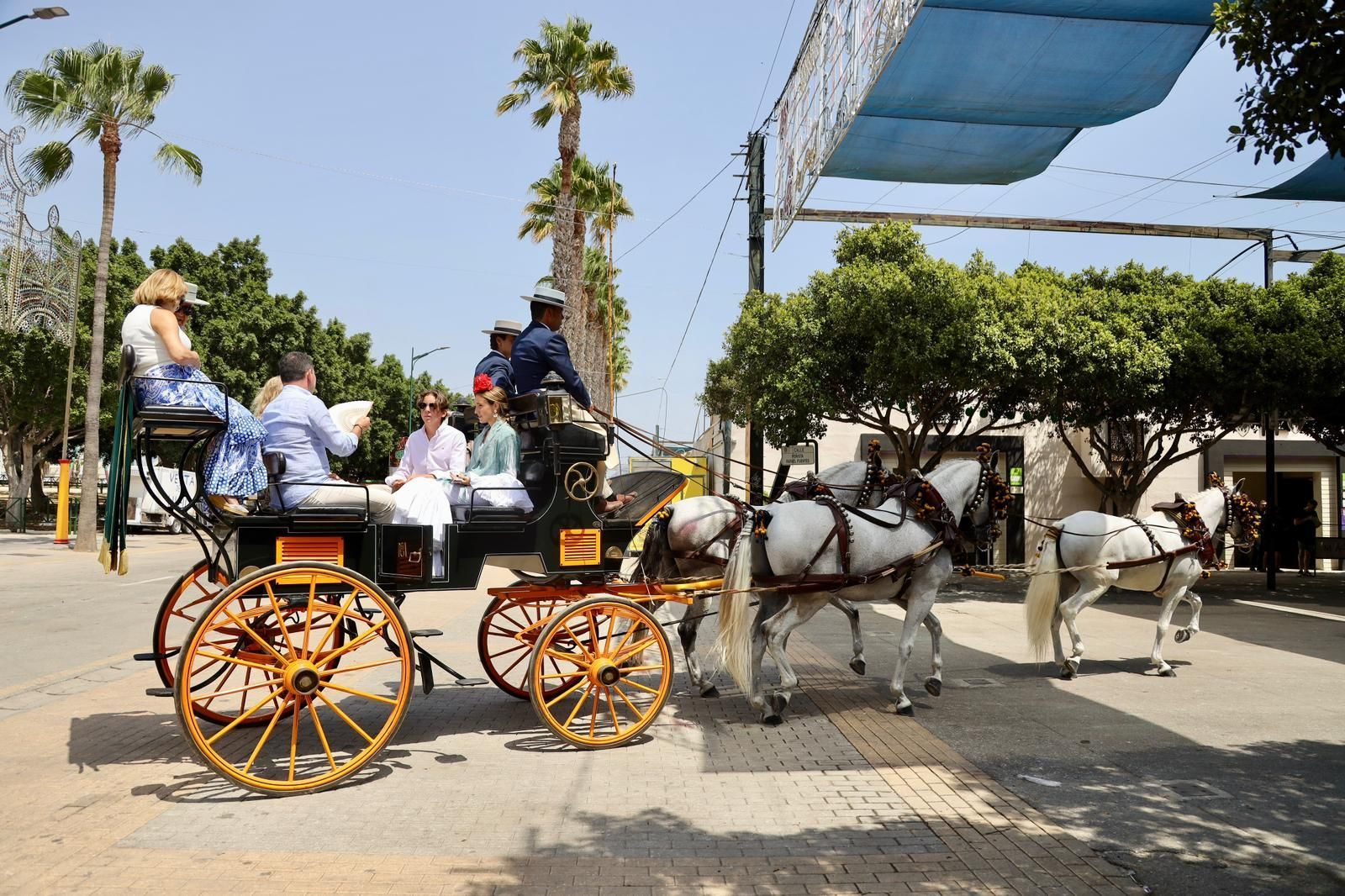 El domingo de Feria en el Real, en imágenes