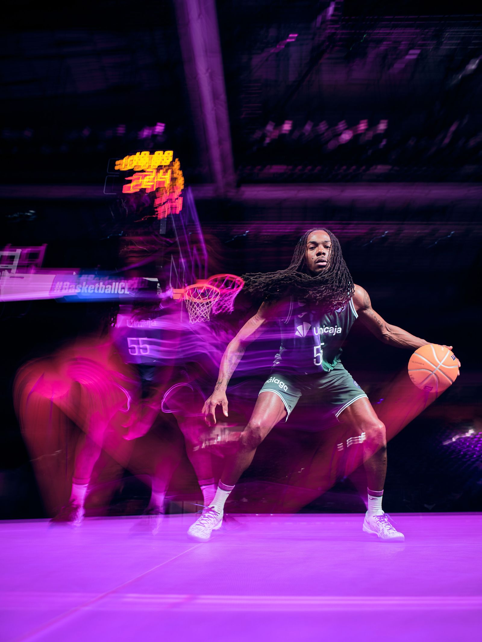 Las futuristas imágenes del Unicaja en el Belgrado Arena