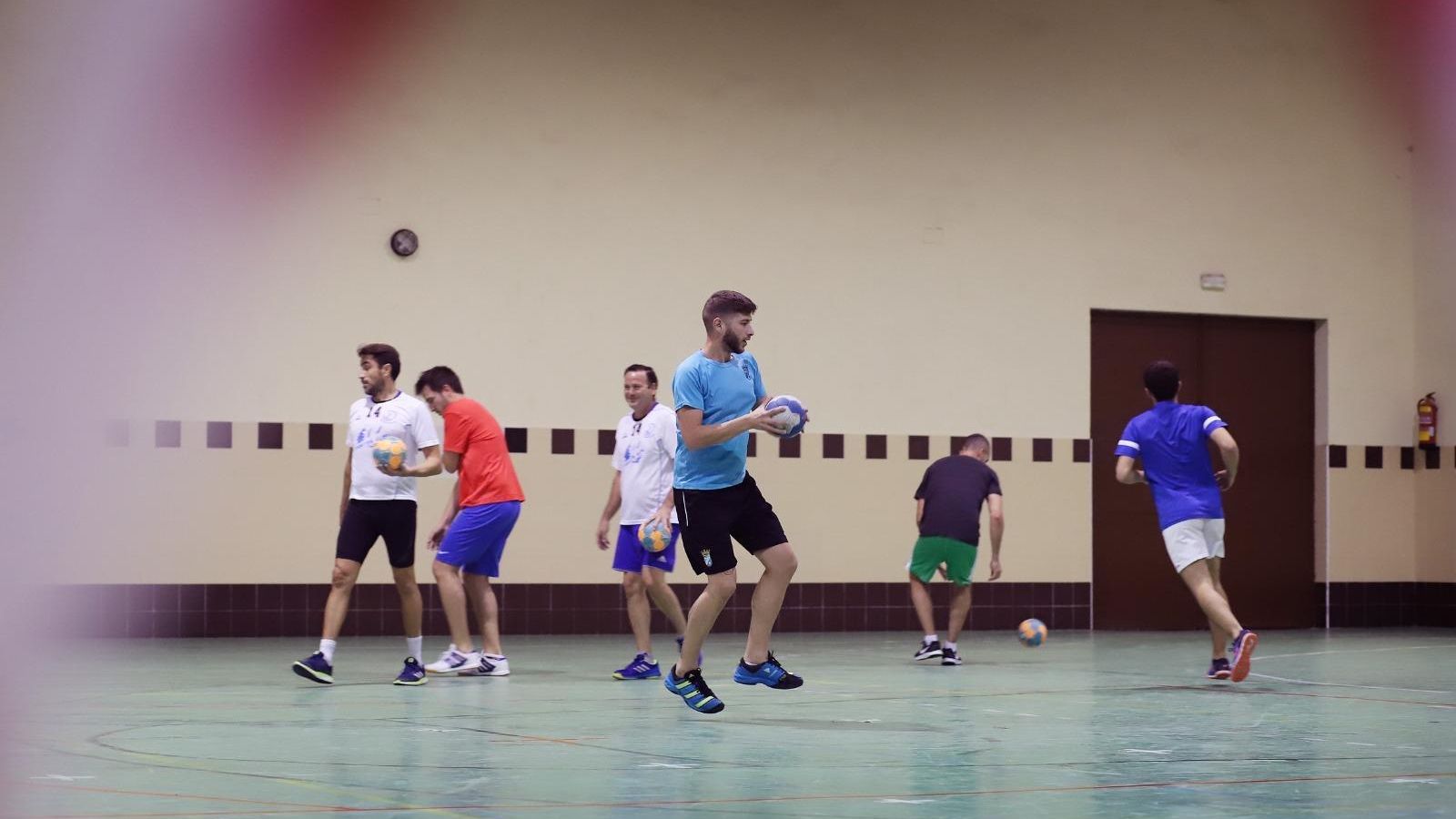 Entrenamiento del BM Jerez.