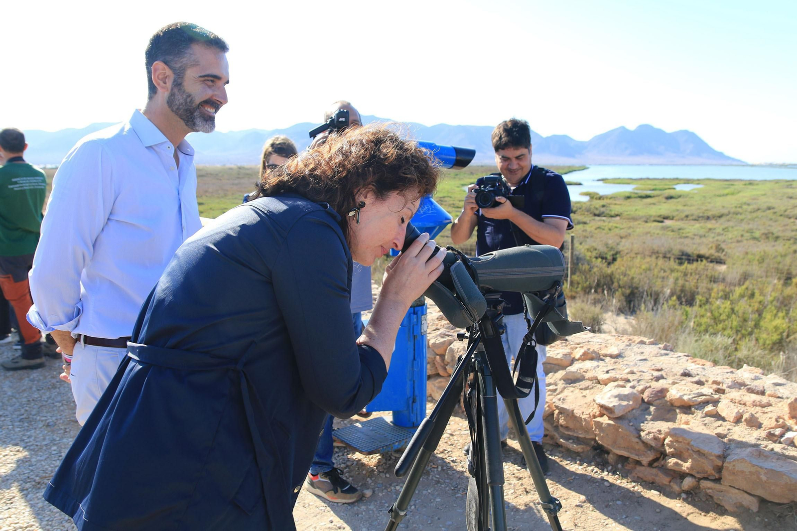 Las imágenes de las Salinas de Cabo de Gata recuperadas y con flamencos