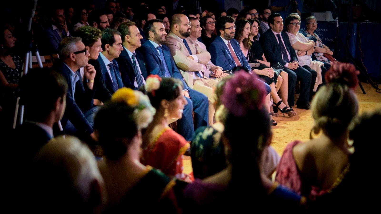 Una vista del público de la caseta de Helo-Libo.