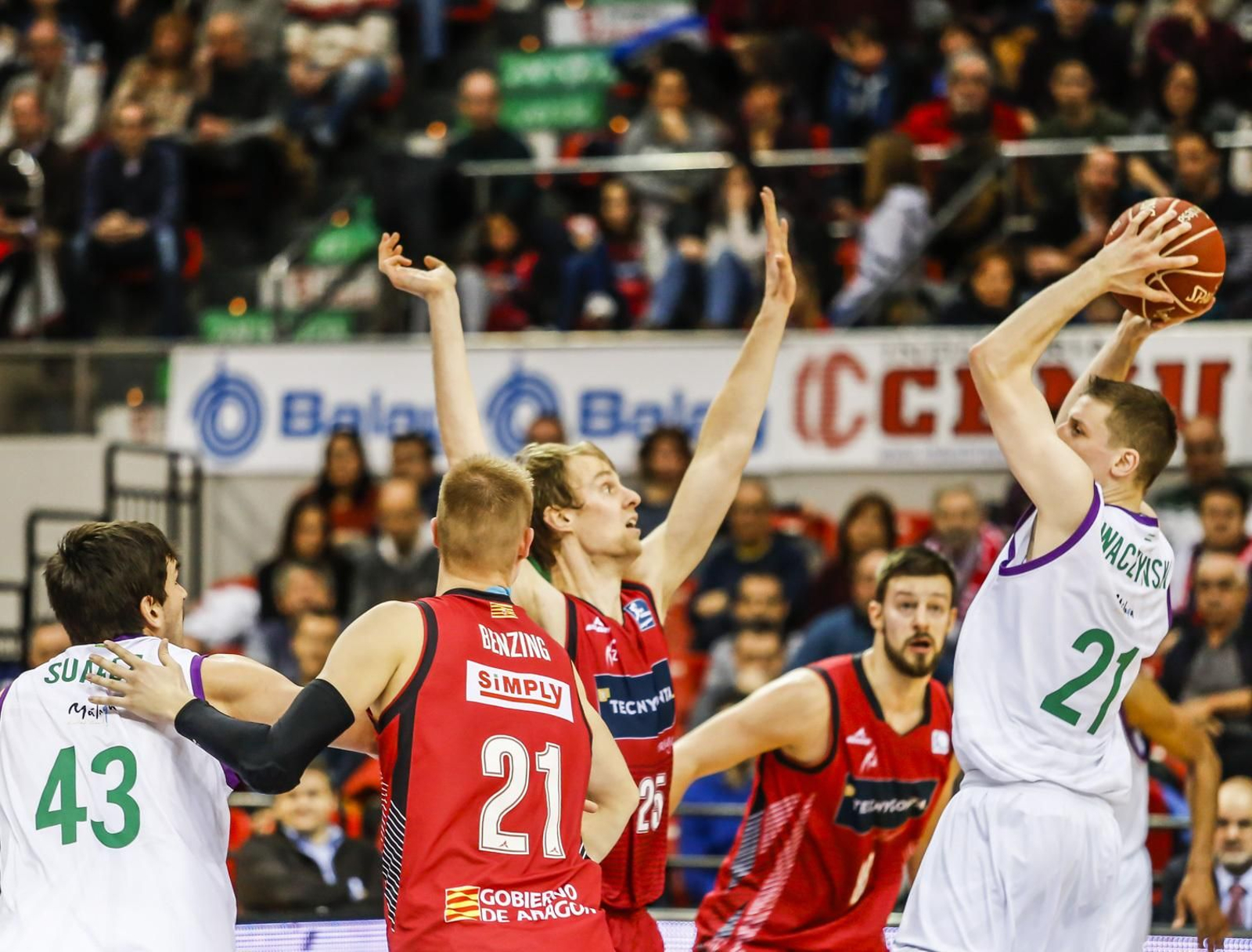 Los cinco años de Adam Waczynski en el Unicaja, en fotos