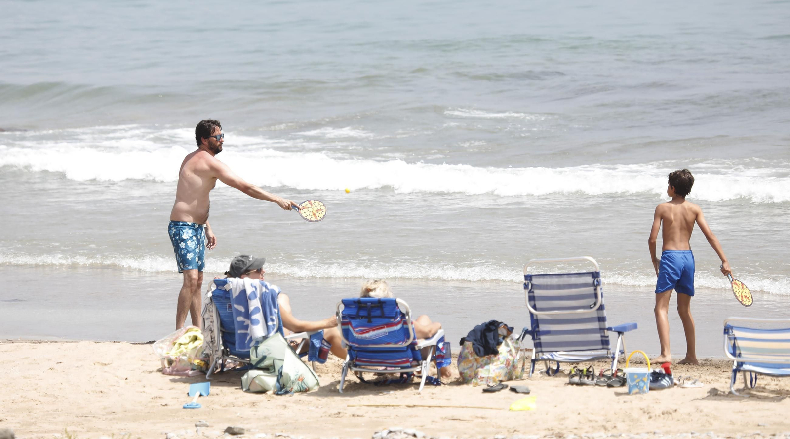 Fotos de un sábado en la playa de Getares de Algeciras