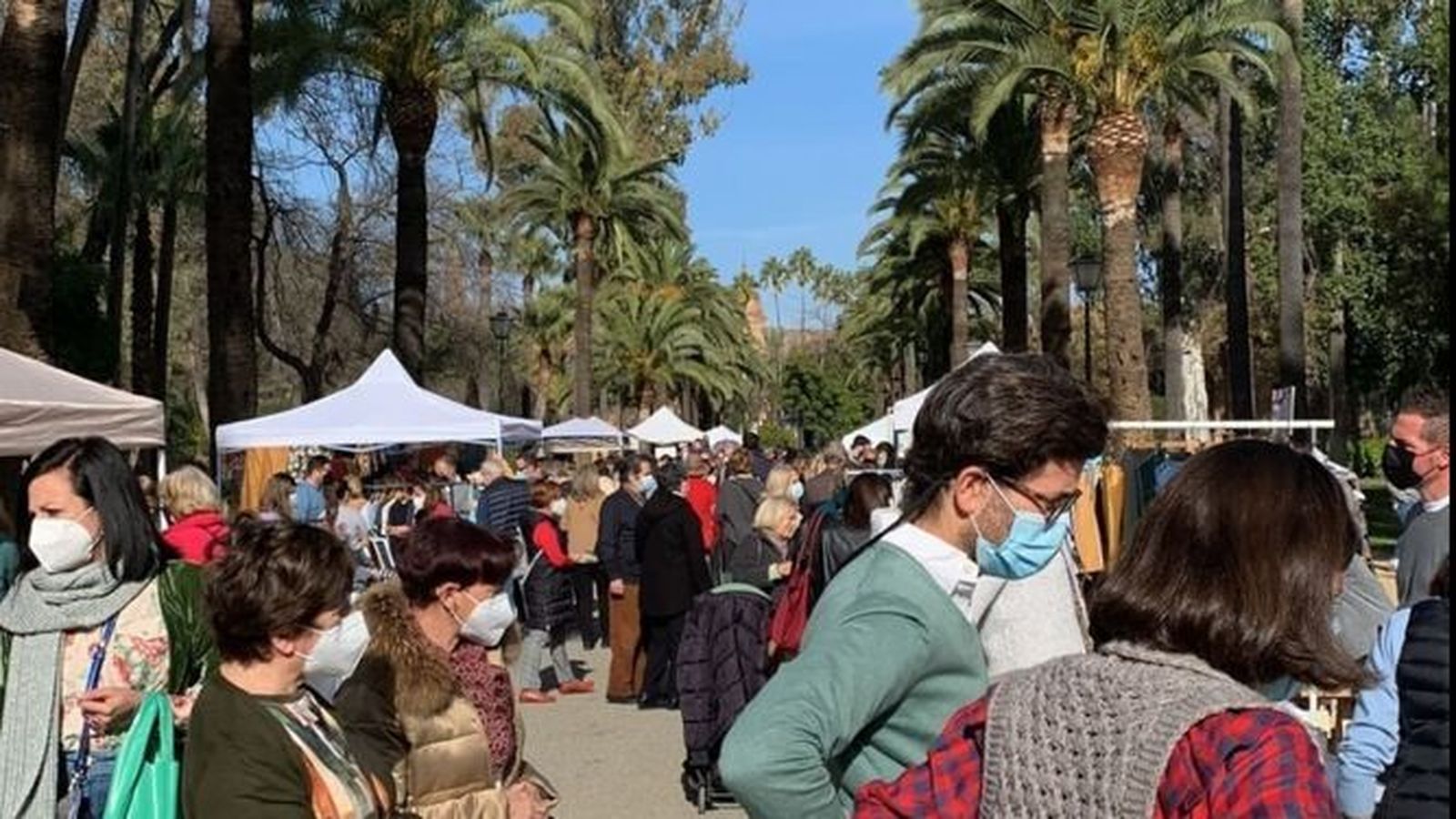 El Zoco del Parque de María Luisa en la edición pasada de Navidad.