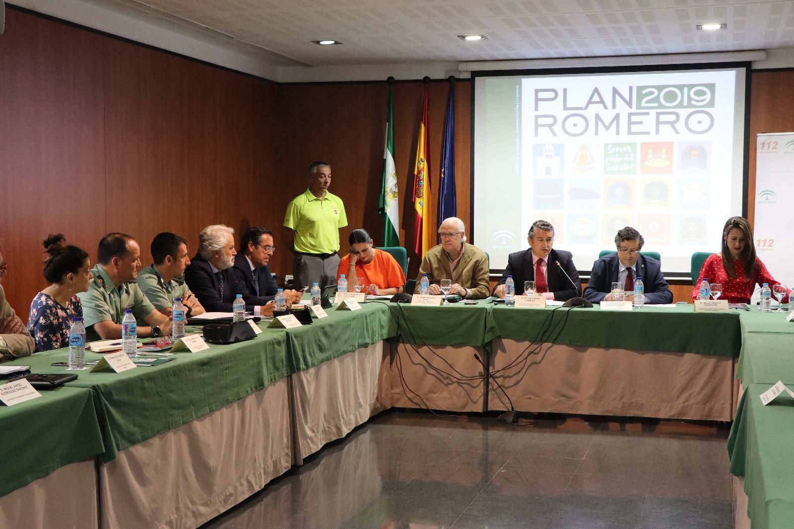 El vicenconsejero de Presidencia, Antonio Sanz; y el presidente de la Matriz de Almonte, Juan Ignacio Reales, presiden el comité asesor regional del Plan Romero.