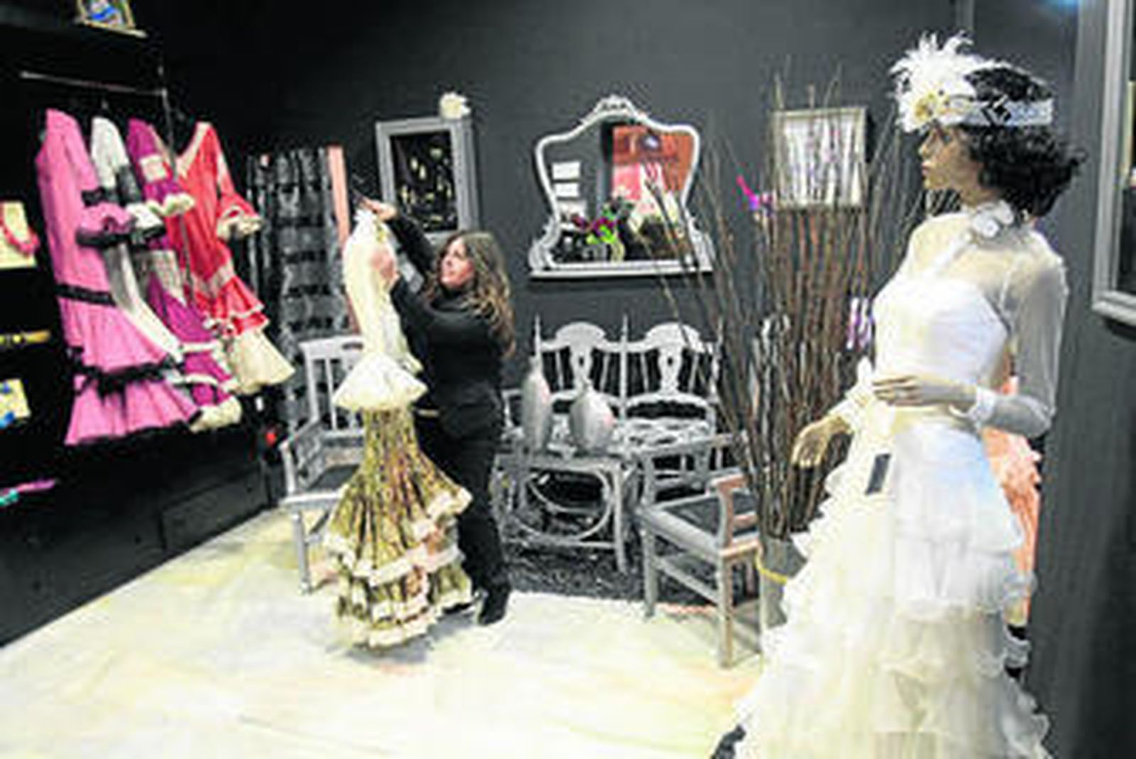 Detalle de la nueva tienda de la firma en la calle Cuna.