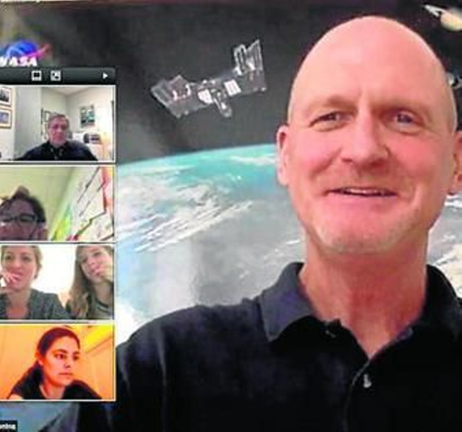 Un instante de la videoconferencia.