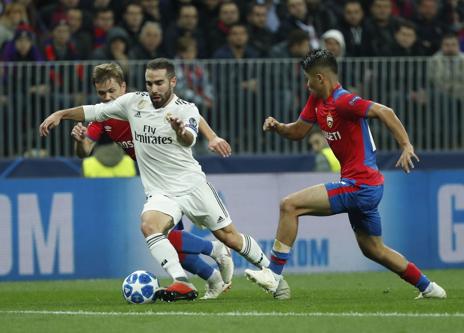 El CSKA de Moscú-Real Madrid, en imágenes