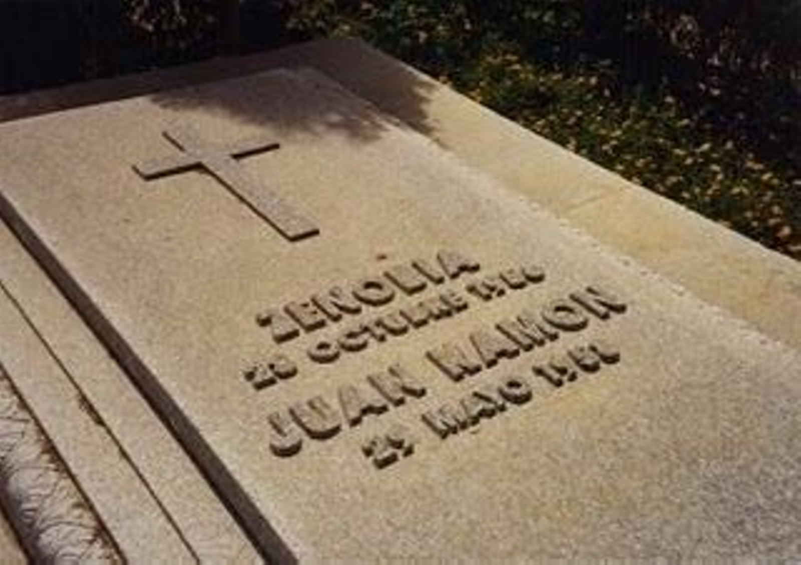 Tumba de Juan Ramón Jiménez.