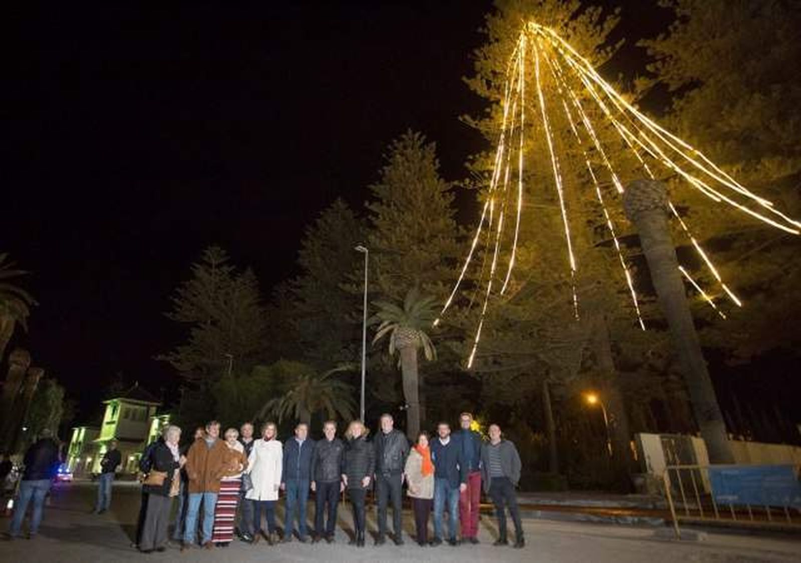 Árbol de Navidad en Motril.