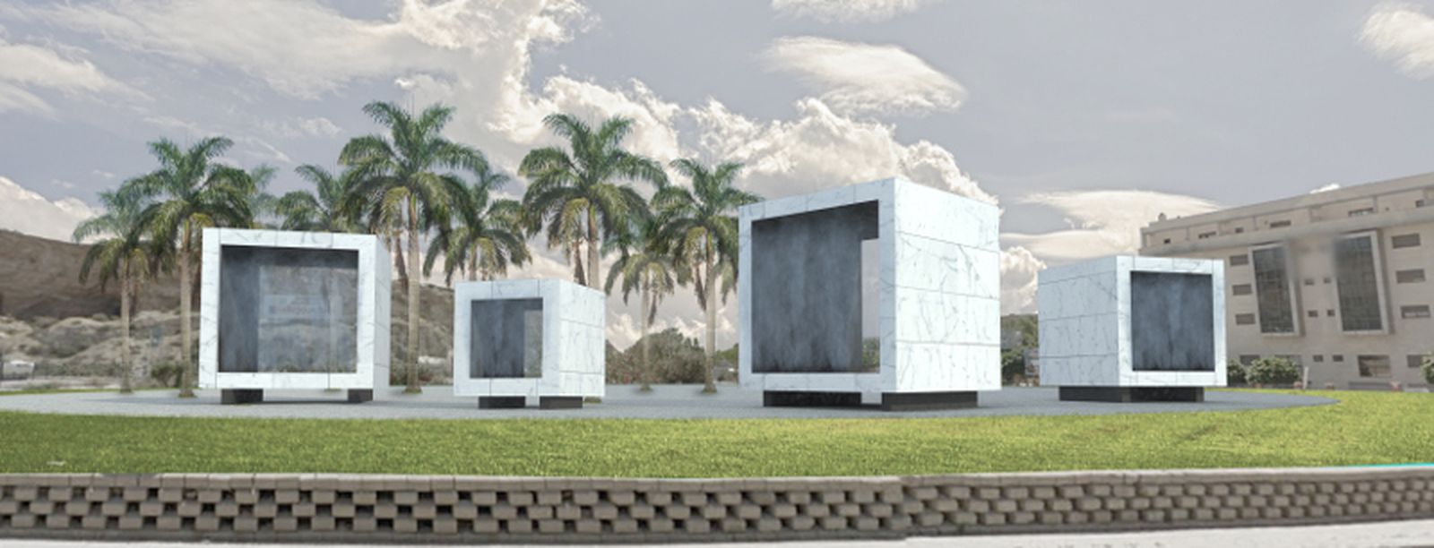 Así lucirá la rotonda de la Rambla Belén en unas semanas.