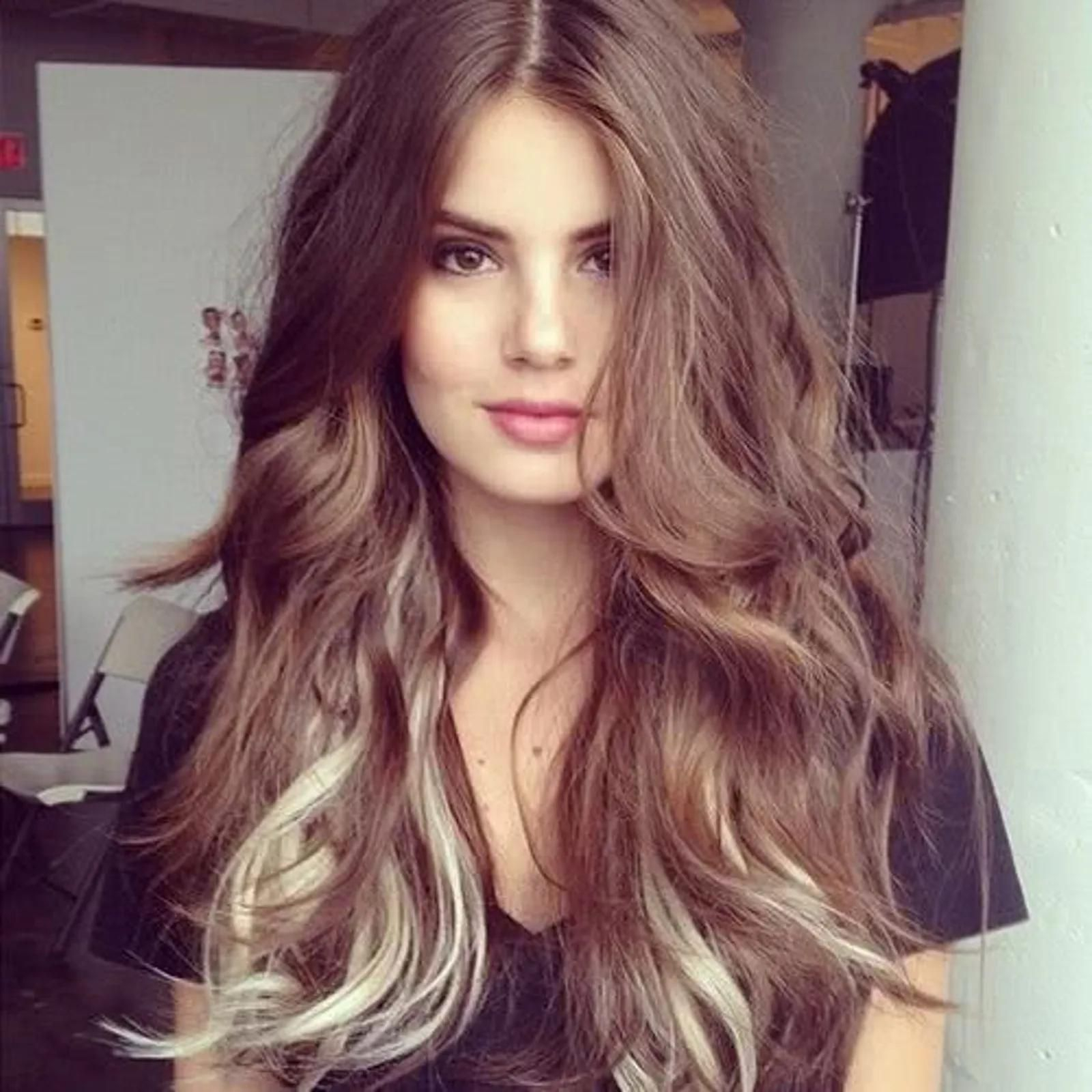 Maxi melena con capas largas para conseguir volumen.