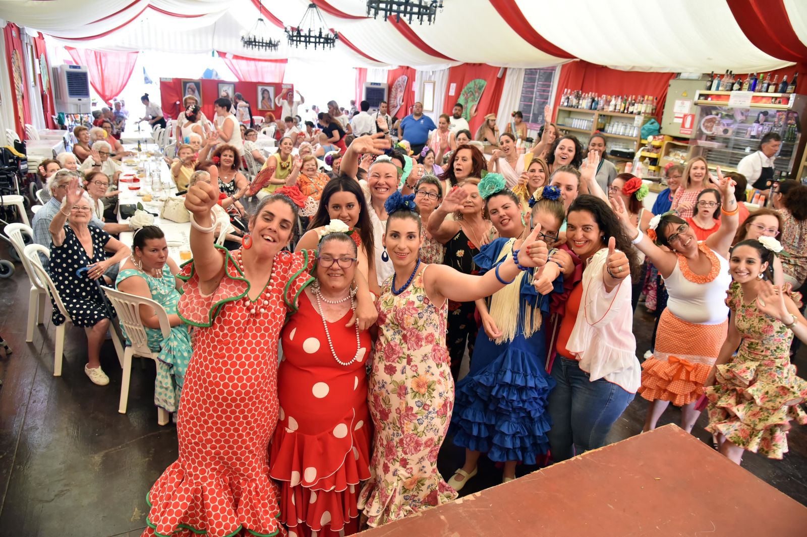 Las imágenes del Día de la Mujer en la Feria de La Línea