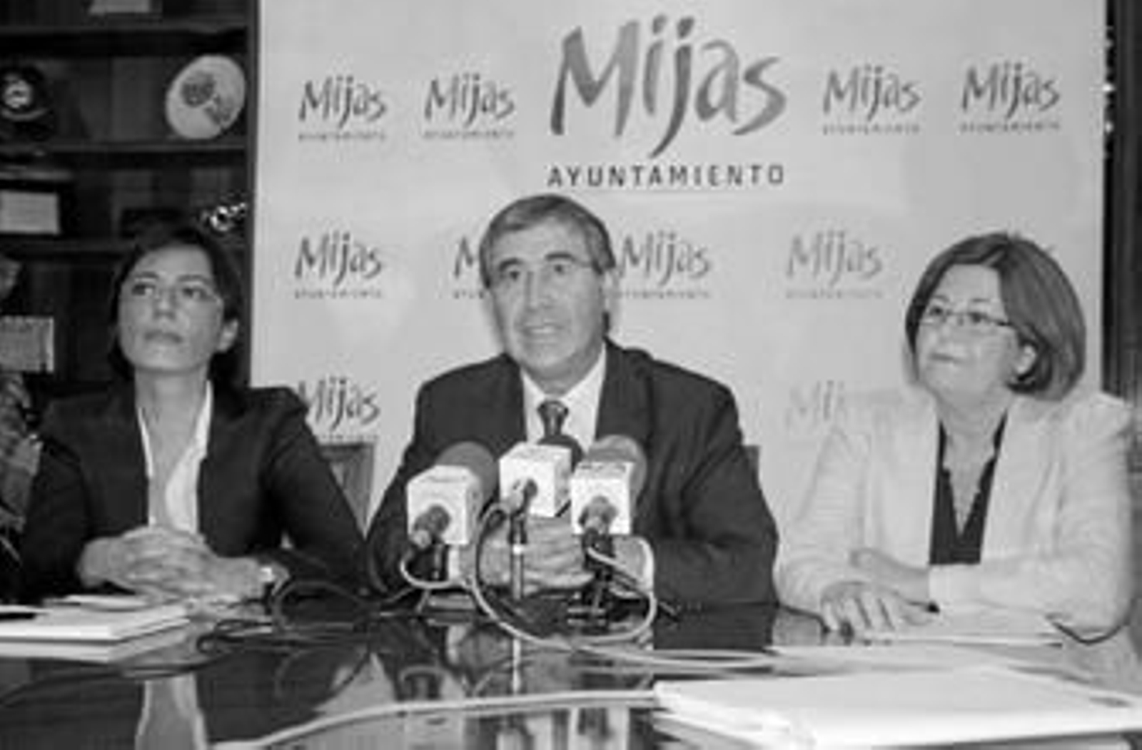 María Gámez, Antonio Sánchez y Josefa López, ayer.