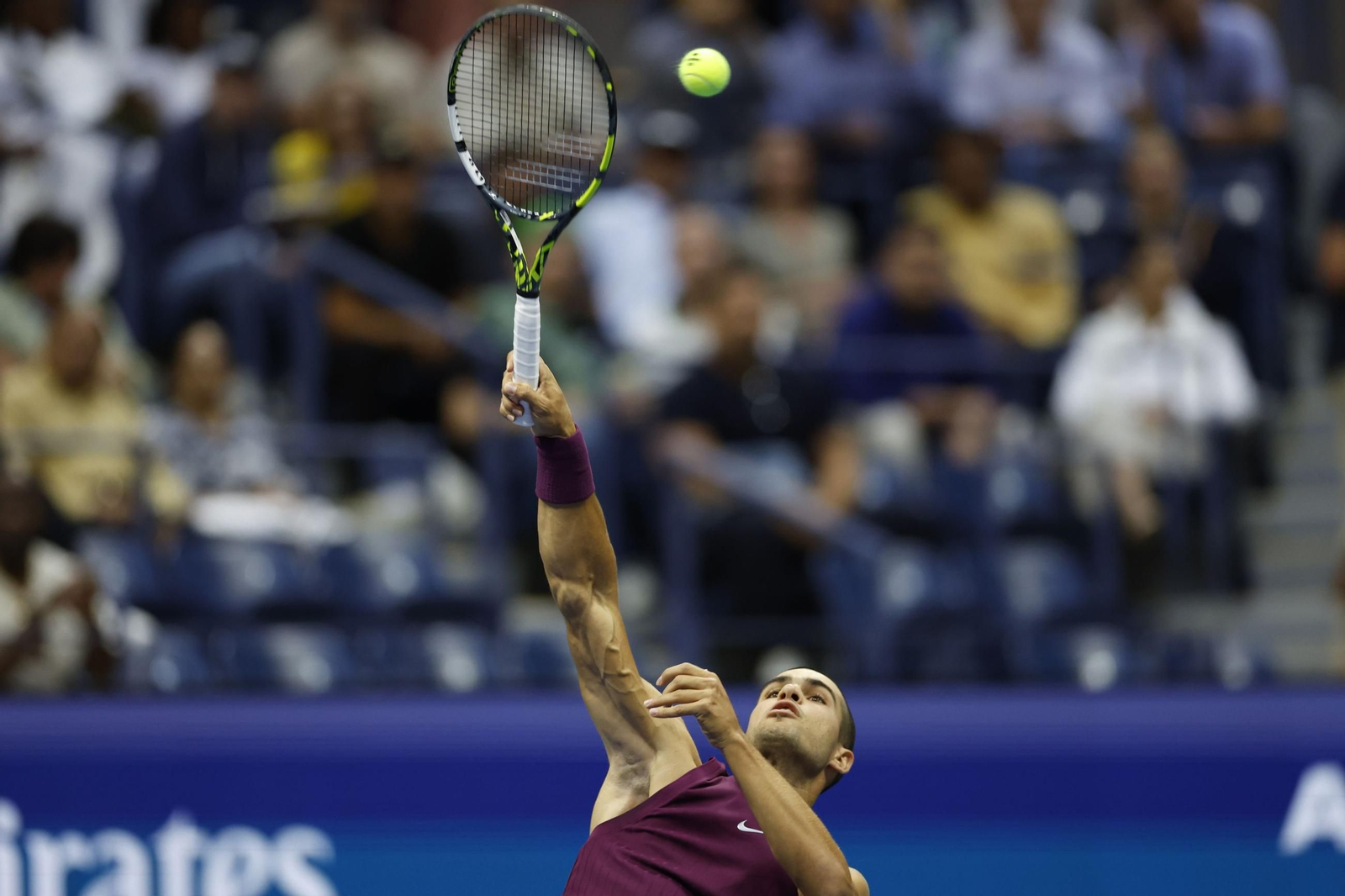 Las fotos del demoledor Alcaraz en la segunda ronda del US Open