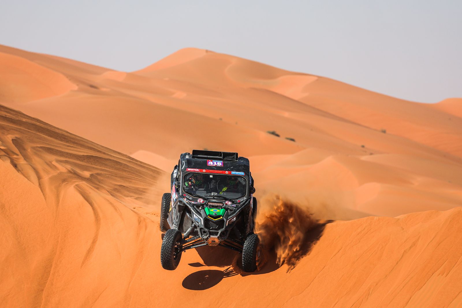 Las mejores fotos del Dakar por las dunas