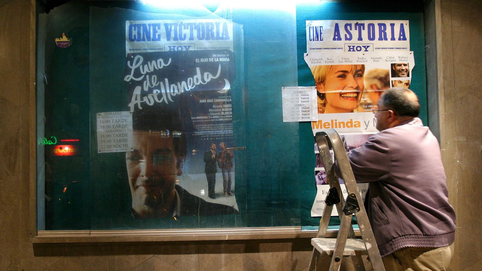 Las últimas películas del Victoria y el Astoria.