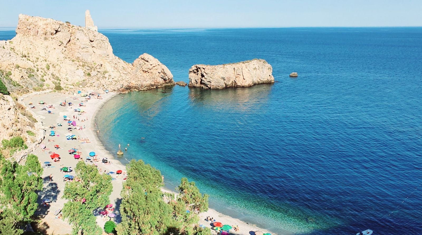 Vista general de la playa de La Rijana