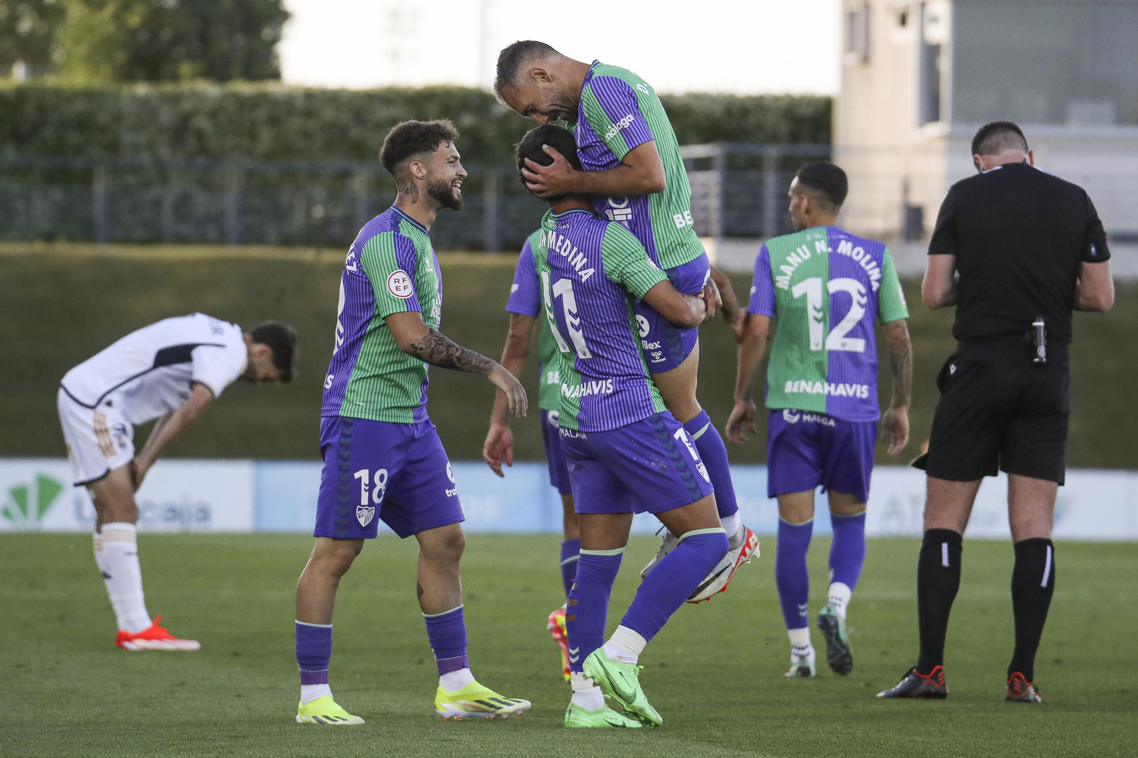 El Málaga CF-Real Madrid Castilla, en fotos