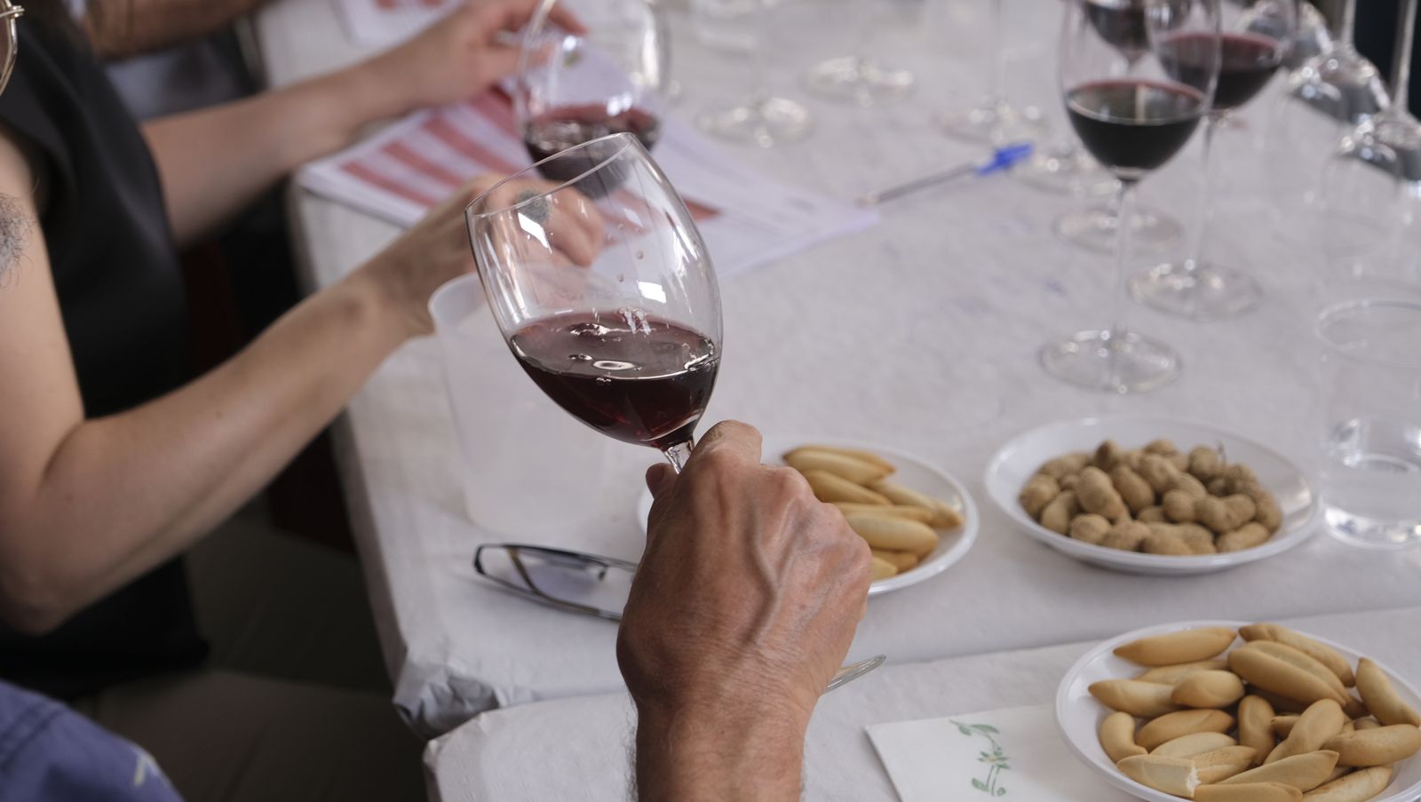 Imágenes del concurso de cata de vinos de las Fiestas de Abrucena 2022