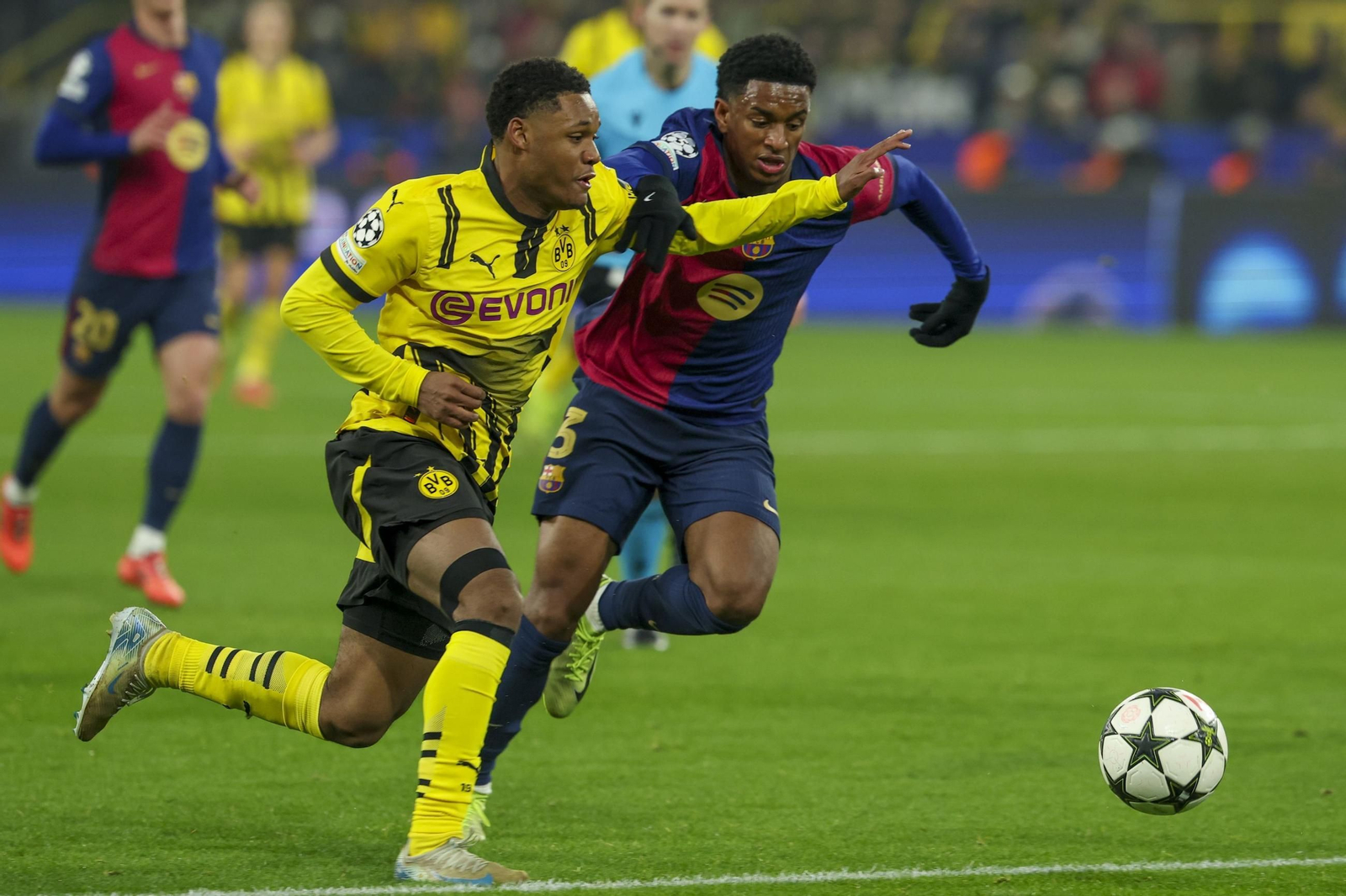Las imágenes del Borussia Dortmund - Barcelona