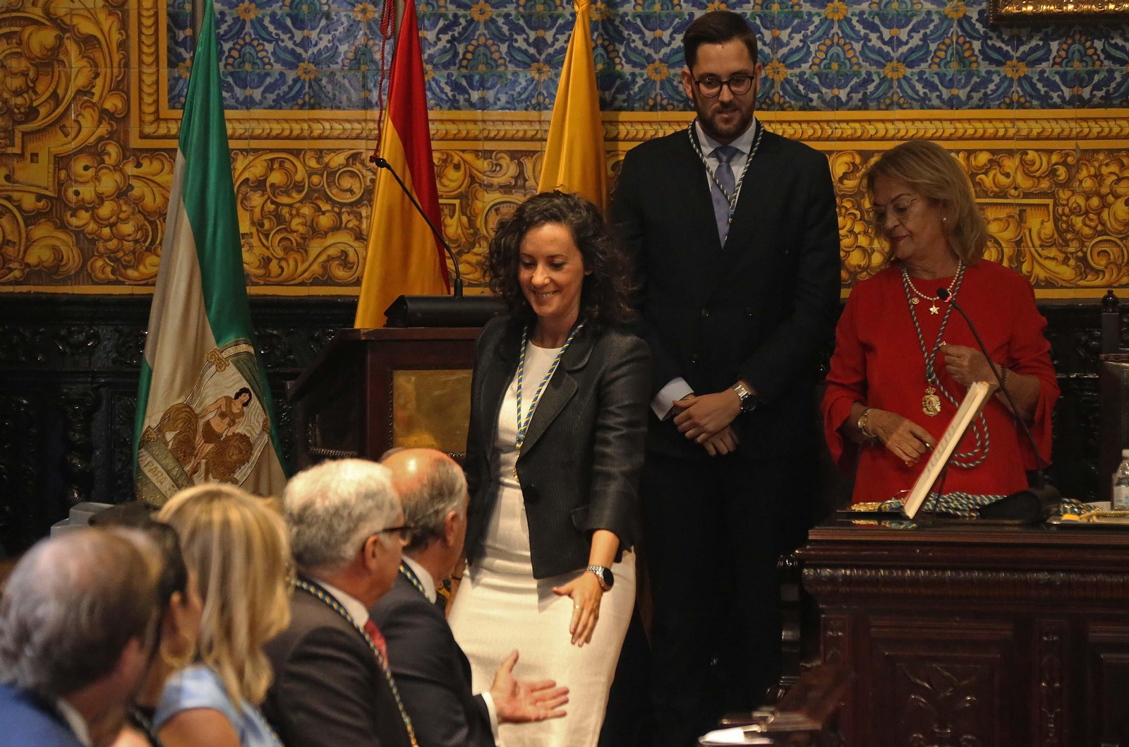 Fotos del pleno de investidura de José Ignacio Landaluce en Algeciras