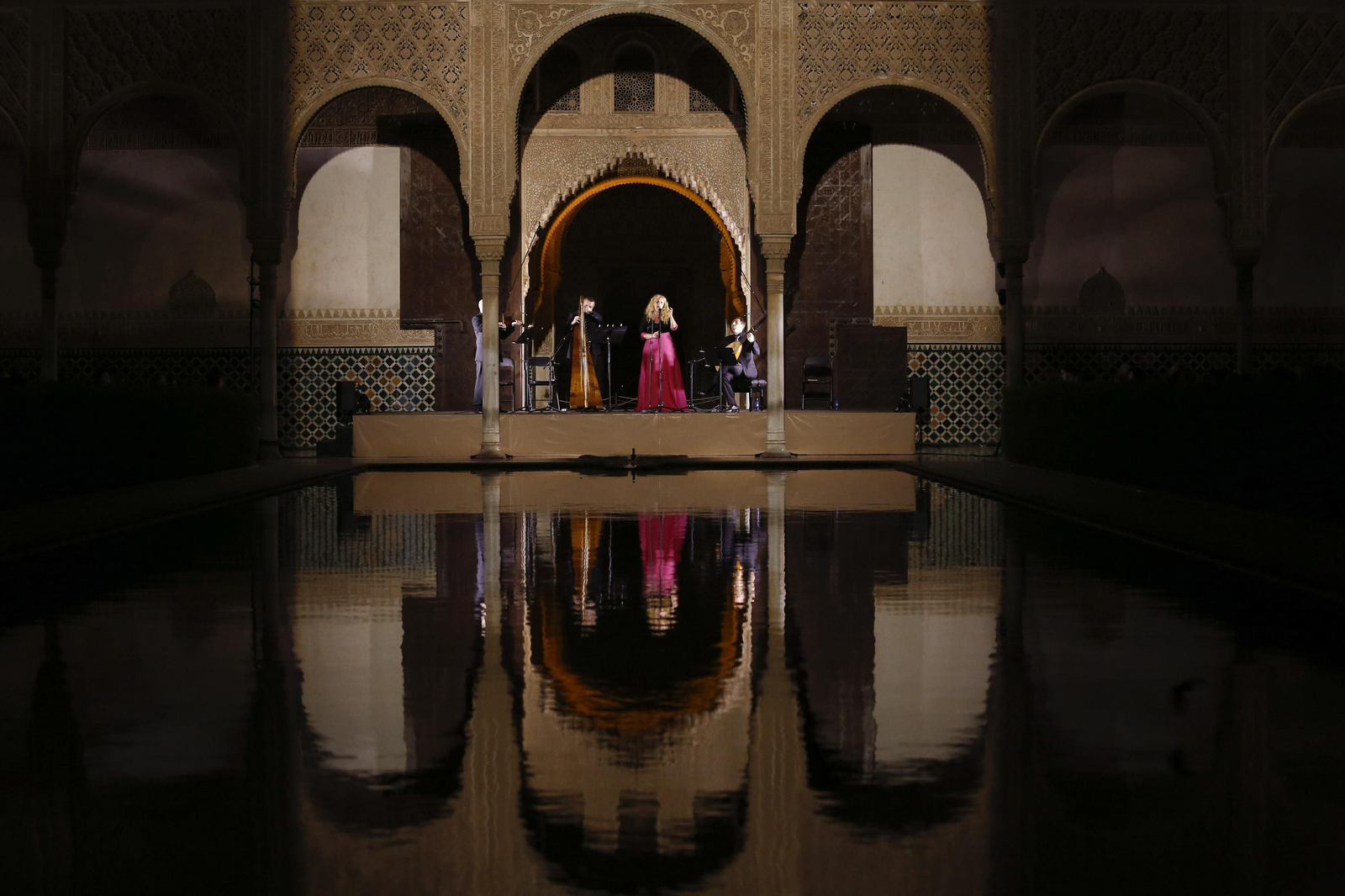 El Patio de los Arrayanes, magnífico escenario para la música barroca.