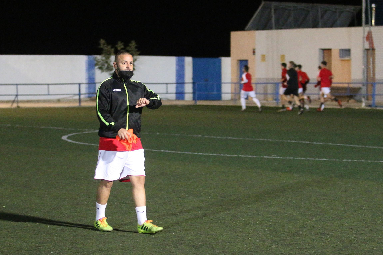 Fotogalería del tándem Crusat&Edu Fenoy como entrenadores del Sporting de Almería