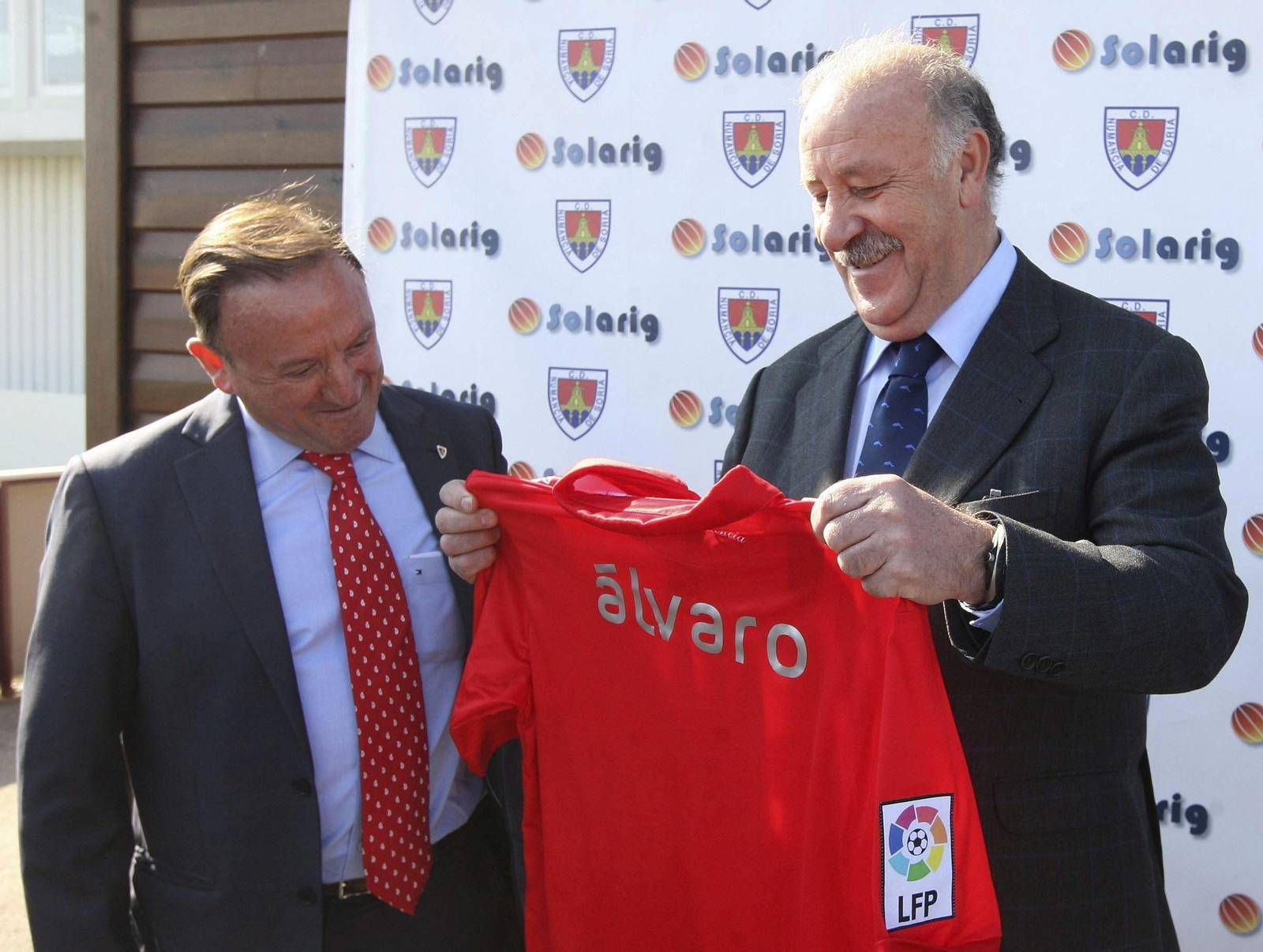 Francisco Rubio en una imagen de archivo junto a Vicente del Bosque.