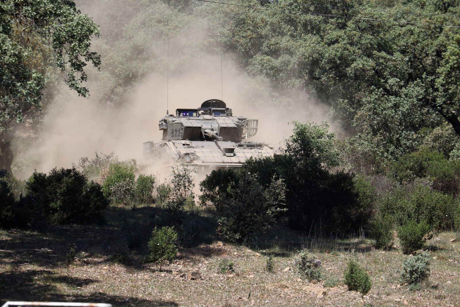 El combate en zona urbanizada en Cerro Muriano, en imágenes
