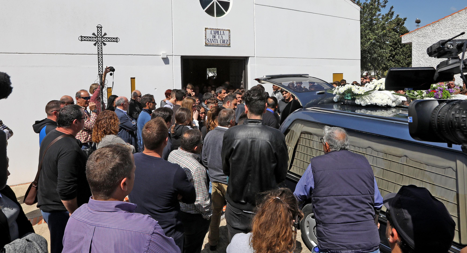 Imágenes del funeral en Rota por el joven Marcos Garrido, fallecido en el 'Circuito de Jerez?