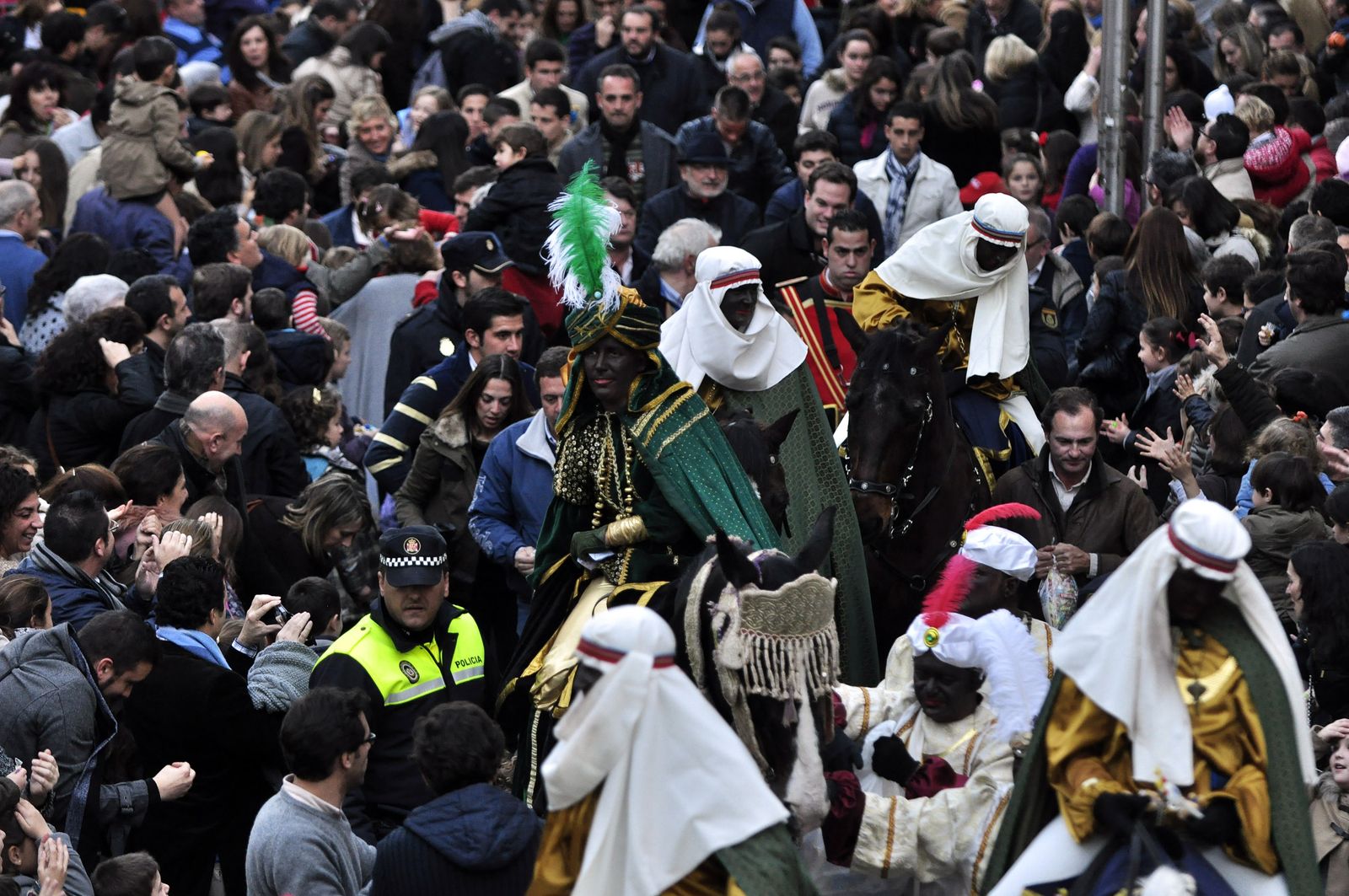 El Heraldo Real en una de sus anteriores visitas a Sevilla.