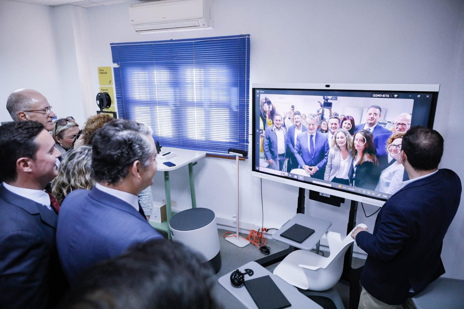 Inauguración esta mañana del Punto Vuela de Rioja.