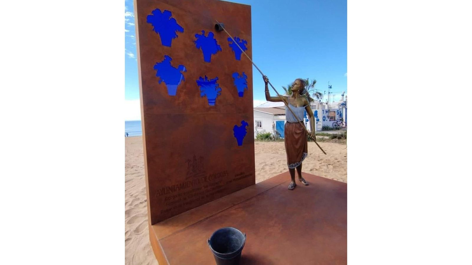 La Regaora, ya instalada