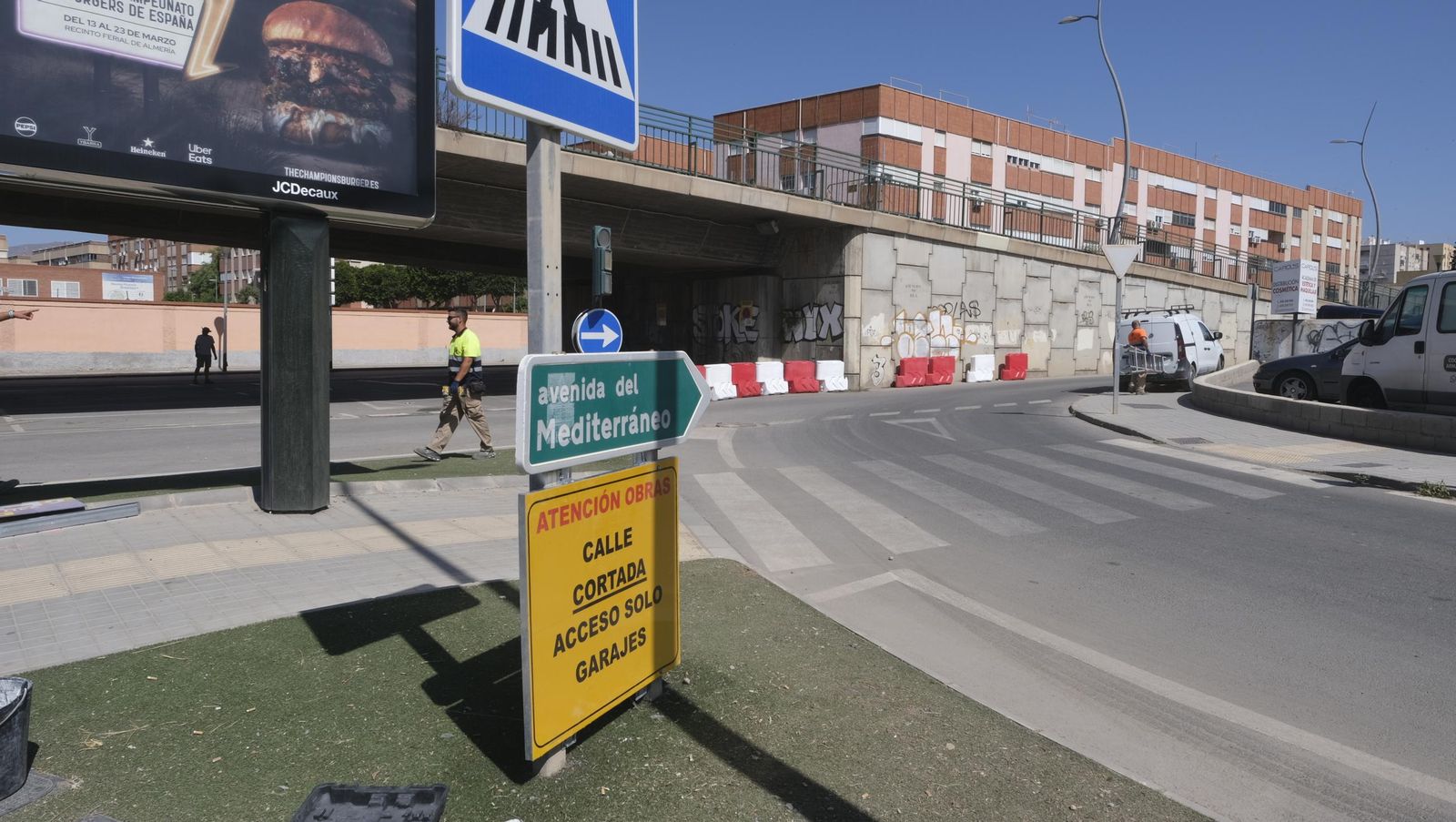 Corte de la Avenida de Montserrat por las obras del soterramiento del AVE, en imágenes