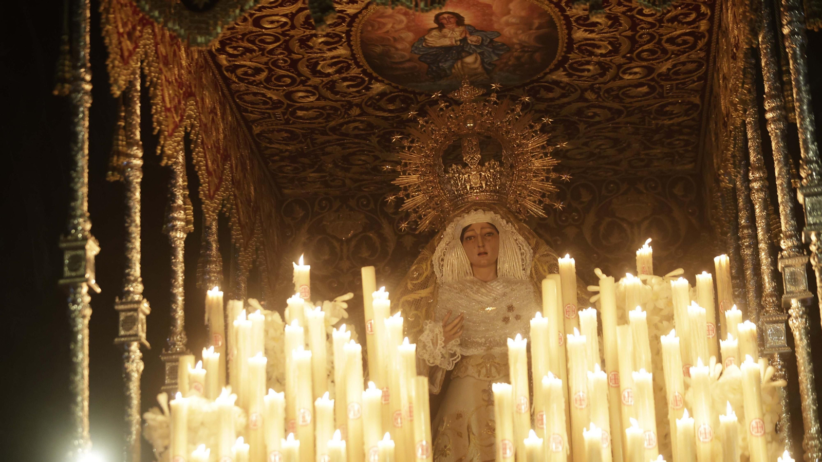 La Magna Mariana de Algeciras por el Parque María Cristina, en imágenes