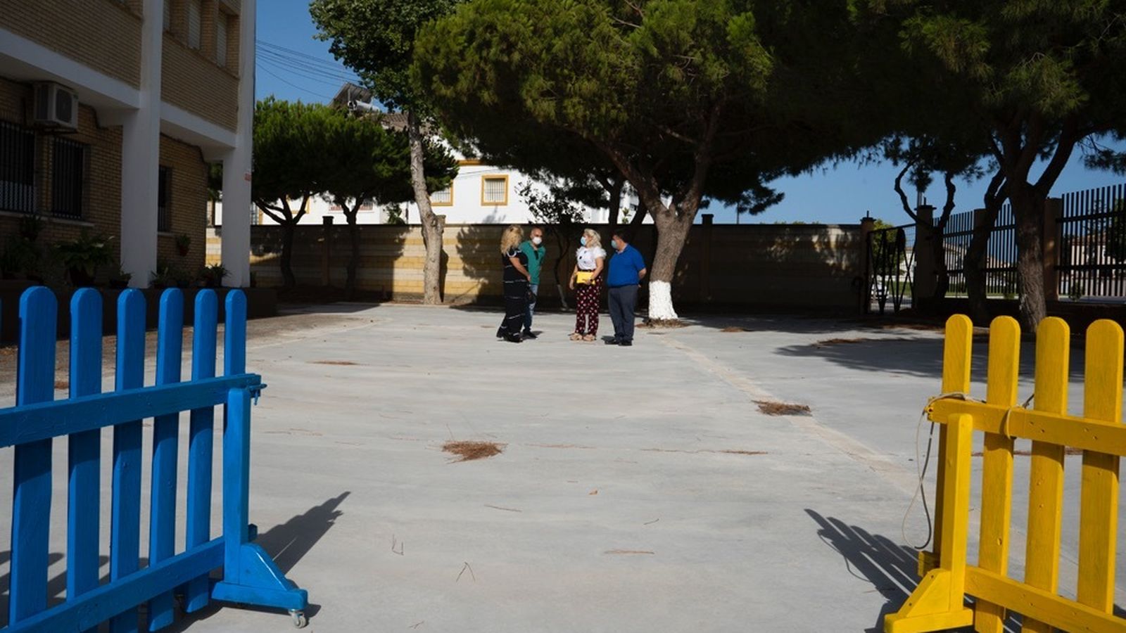 Visita a las obras del colegio Constitución una vez terminadas las obras.