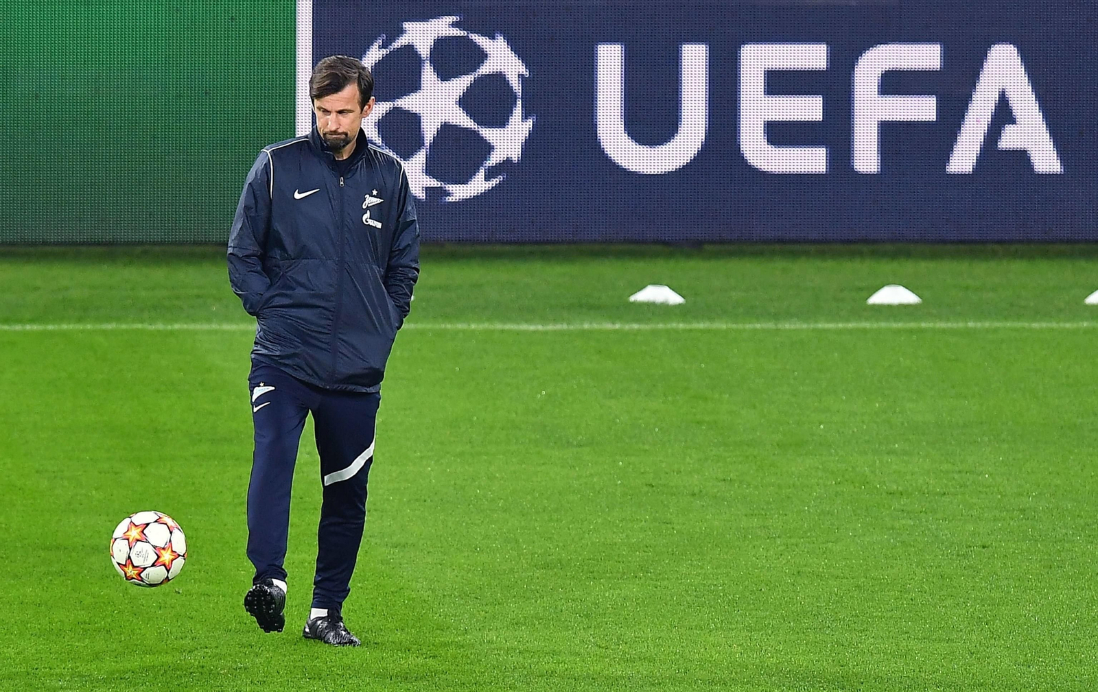 Sergey Semak, entrenador del Zenit.