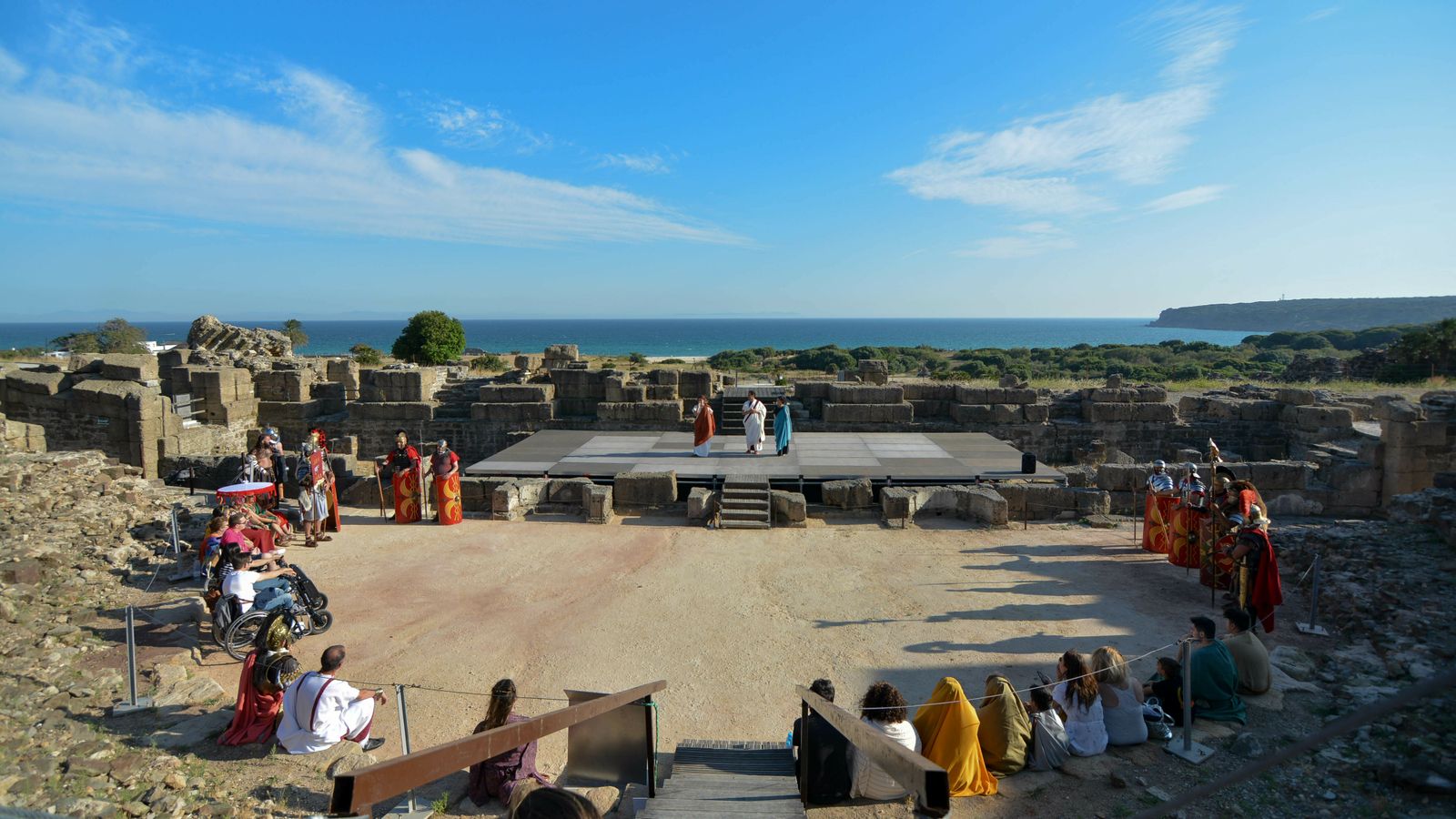 I Jornadas de recreacion historicas  Baelo Romanorum, la Baelo de los romanos.
