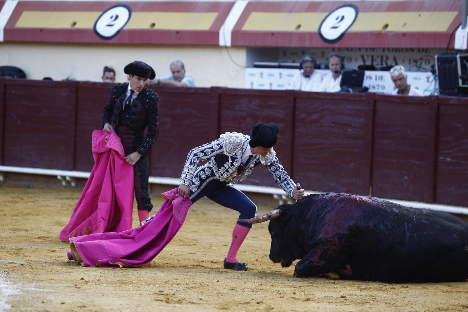 Corrida de toros en Vera, en imágenes