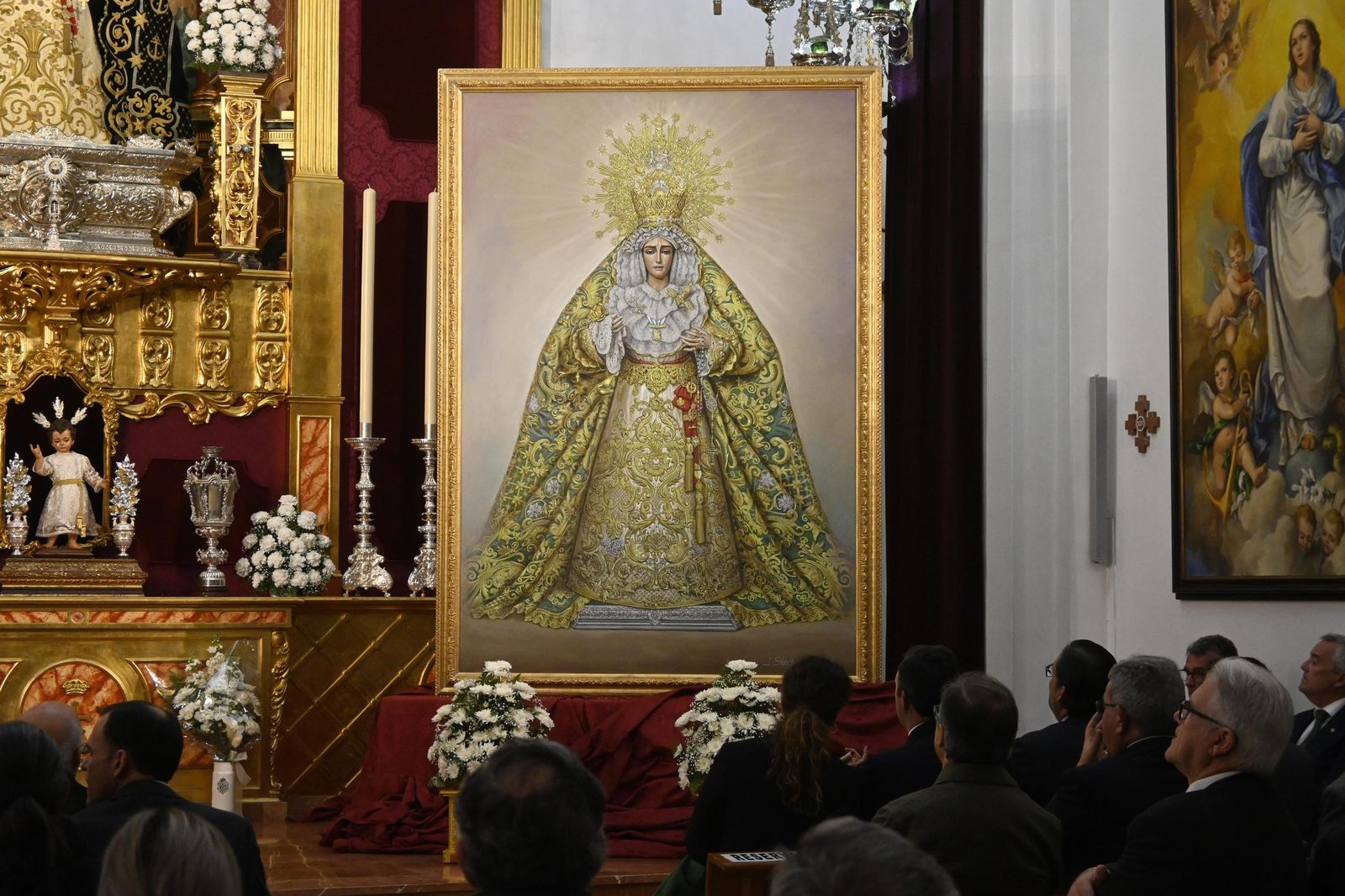 Presentación del cartel de 25 aniversario de la coronación de la Esperanza de Huelva