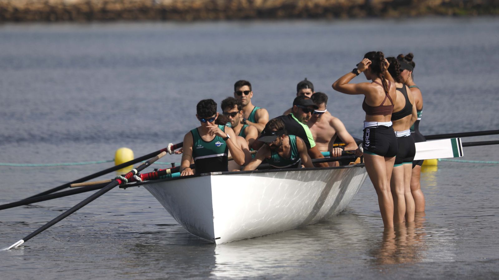 Las fotos de la segunda jornada del Campeonato de España de remo en banco fijo LLaut de La Línea