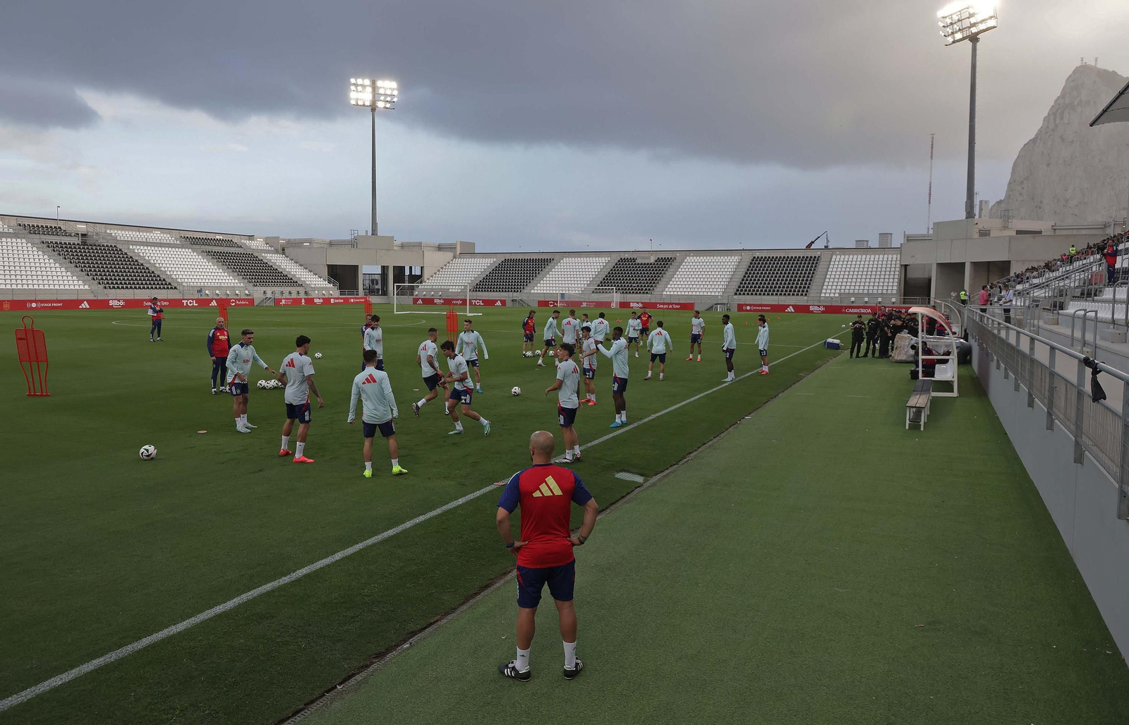 Fotos del entrenamiento de la selección española sub-21 en La Línea